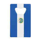 El Salvador Flag Kredietkaart Flessenopener (Voorkant)