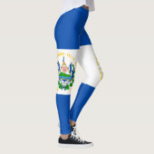 El Salvador Flag Leggings (Rechts)