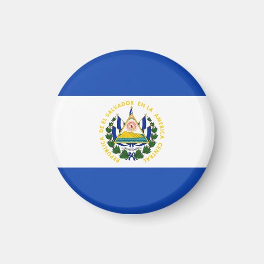 El Salvador Flag Magnet Magneet (Voorkant)