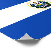 El Salvador Flag Poster (Hoek)