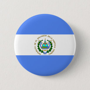 El Salvador Flag Ronde Button 5,7 Cm