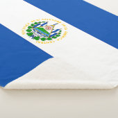 El Salvador Flag Sherpa Deken (3/4)
