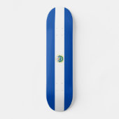 El Salvador Flag Skateboard (Voorkant)