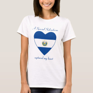 El Salvador Flag SweeLieverd T-Shirt