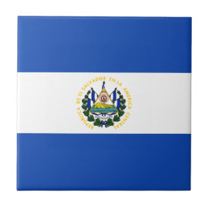 El Salvador Flag Tegeltje