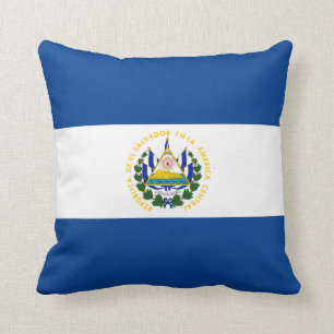 El Salvador Flag x Flag Pillow Kussen