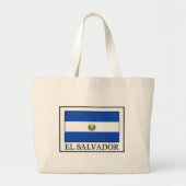 El Salvador Grote Tote Bag (Voorkant)