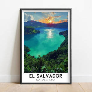 El Salvador Kunst - El Salvador Lijsten - Lake Coa Poster