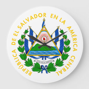 El Salvador landswapen wapenschild symbool embleem Grote Klok