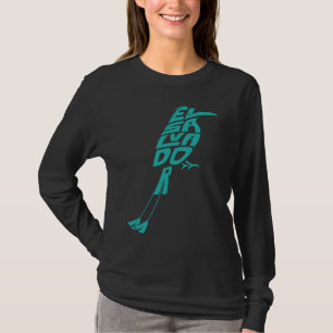 El Salvador Motmot Vogel Woord Dier T-shirt