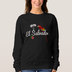El Salvador Papegaai Ara Vintage Trots Salvadoriaa Trui