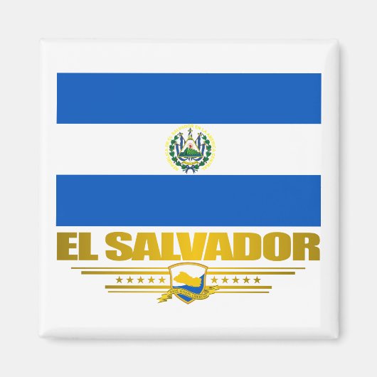 El Salvador Pride Magneet (Voorkant)