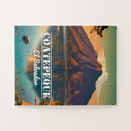 El Salvador Reizen Retro Legpuzzel (Horizontaal)