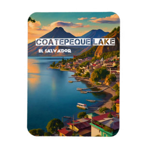 El Salvador Reizen  Retro Magneet