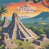 El Salvador Reizen  Retro Sticker (Voorkant)