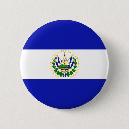 El Salvador Ronde Button 5,7 Cm (Voorkant)