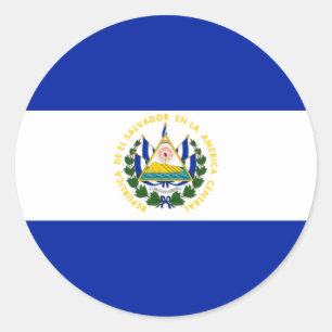 el salvador ronde sticker