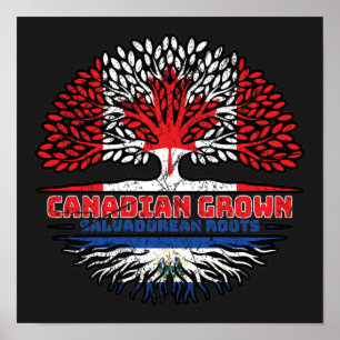 El Salvador Salvadorian Salvadoran Can Poster