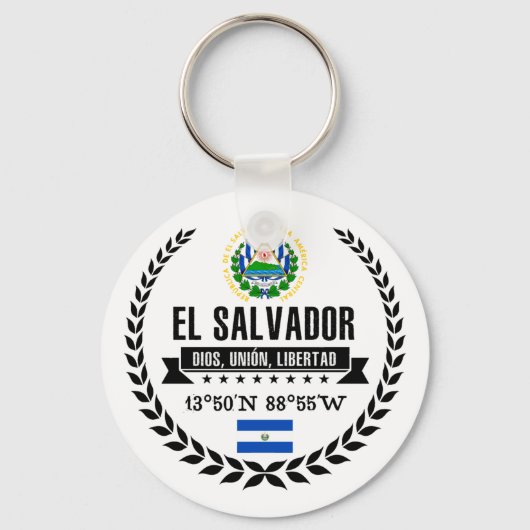 El Salvador Sleutelhanger (Voorkant)