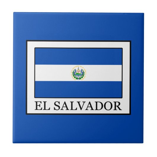 El Salvador Tegeltje (Voorkant)