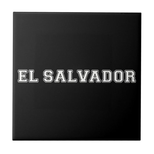 El Salvador Tegeltje (Voorkant)
