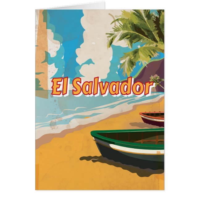 El Salvador  vakantie-Poster (Voorkant)
