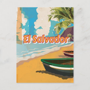 El Salvador  vakantie-Poster Briefkaart