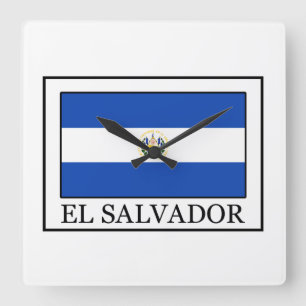 El Salvador Vierkante Klok