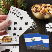 El Salvador-vlagspelkaarten Pokerkaarten (Insitu)