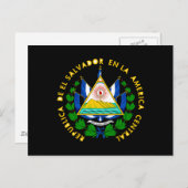 El Salvador-wapenstilstand Briefkaart (Voorkant / Achterkant)