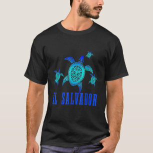 El Salvador Zeeschildpadden Duiken Duiker T-shirt