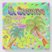 El Segundo Mind Focus Coaster Stenen Onderzetter (Voorkant)