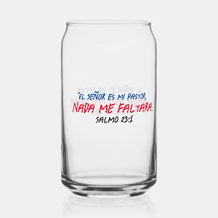 "El Señor es mi pastor, nada me falta." - Salmo 23 Blikvorm Glas