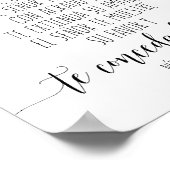 El Señor Te Bendiga Y Te Guarde Poster (Hoek)