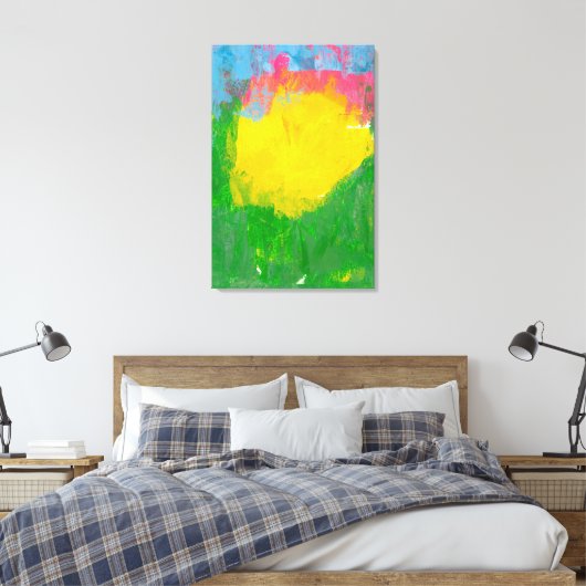 El Sol Canvas Afdruk (Insitu (Slaapkamer))