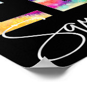 El Squad Tie Dye Back To School Women Appreciation Poster (Hoek)