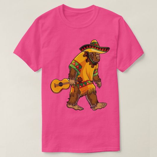 El Squatcho Bigfoot Sasquatch Mexican T Funny Gift T-shirt (Design voorkant)