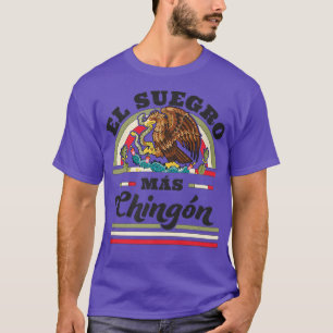 El Suegro Mas Chingon Meican Flag Cool Vader in L T-shirt