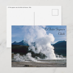 El Tatio-geisers nabij San Pedro de Atacama - Chil Briefkaart