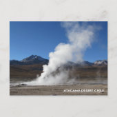 El Tatio Geyser, Désert d'Atacama, Carte postale C (Devant)