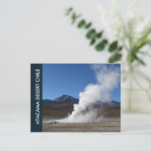 El Tatio Geyser, Désert d'Atacama, Carte postale C (Debout devant)
