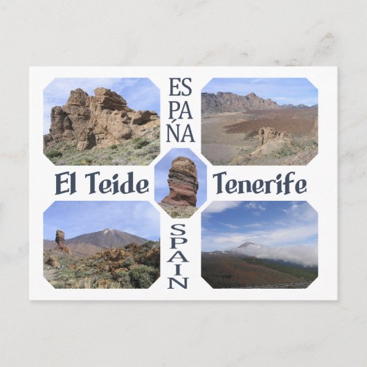 El Teide, Tenerife carte postale personnalisée (Devant)