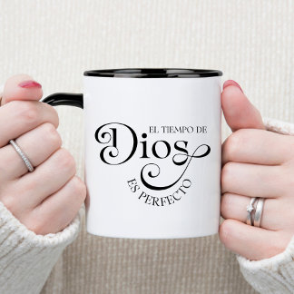 El Tiempo De Dios Espagnol Chrétien Café Mug