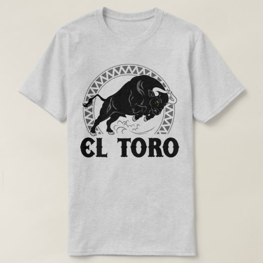 EL Toro le T-shirt espagnol de Mexicain de culture (Design devant)