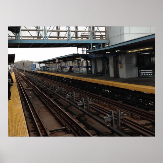 El Train Station Philadelphia Poster (Voorkant)