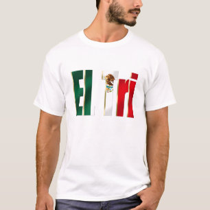 EL Tri Mexico soccer futbol Mexican pride logo T-shirt