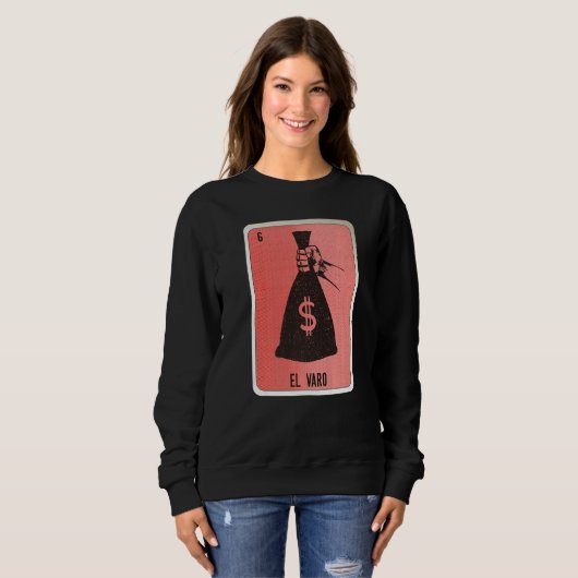 El Varo Mexican Slang Lottery Bingo Cards 1 Trui (Voorkant volledig)