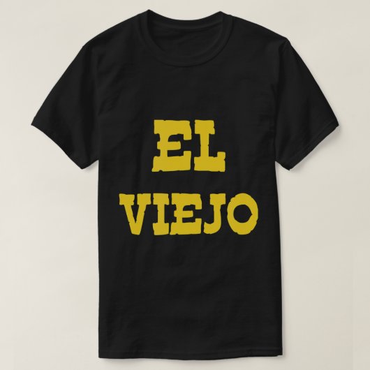 EL VIEJO Man oud T Shirt (Design voorkant)