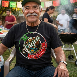 El Viejon Mas Chingon Mexicaanse Print  T-shirt
