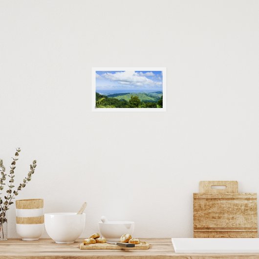 El Yunque Uitzicht Poster (Keuken)
